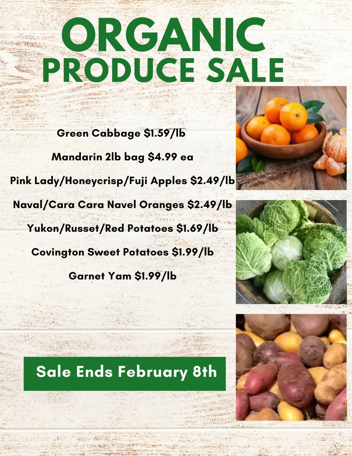Weekly Organic Produce Sale Abby's Health & Nutrition — free download